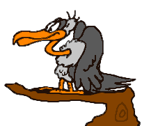 Cartoon vulture